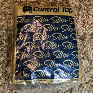 Silkies control top pantyhose, color misty grey, size: L
